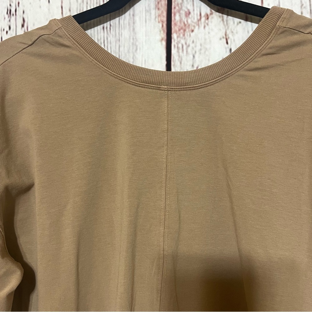 Free People FP Movement Hot Shot Tee Romper in Small Mocha.  T-Shirt Romper NWT - Picture 12 of 16